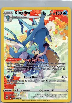 Kingdra TG03/TG30 Holo Astral Radiance Trainer Gallery Pokemon NM - Image 1