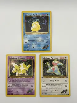 1st Edition Gym Challenge Sabrina’s Lot X7 - Pokemon TCG Vintage NM - Image 2