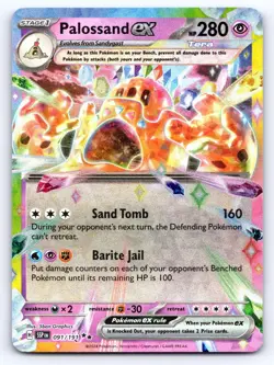 Palossand ex 091/191 Double Rare Surging Sparks Pokemon Near Mint - Image 1