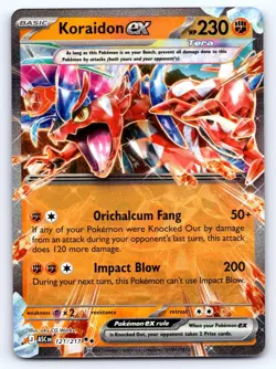 Koraidon ex 121/217 Double Rare ME: Ascended Heroes Pokemon Near Mint - Image 1