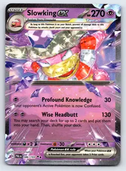 Slowking ex 086/193 Double Rare Paldea Evolved Pokemon Near Mint - Image 1