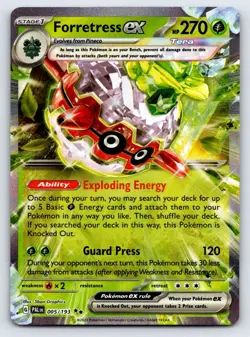 Forretress ex 005/193 Double Rare Paldea Evolved Pokemon Near Mint - Image 1
