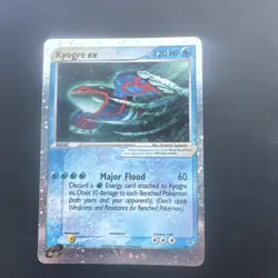 Kyogre EX Holo 2003 Pokemon Black Star Nintendo Promo 001 Near Mint - Image 1