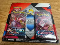Lot 4x Pokemon 2-Pack Blisters: Fusion Strike & Battle Styles w/ Collector's Pin - Image 3