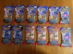 Pokemon TCG: Scarlet & Violet Temporal Forces Hanger Booster Pack Random Art - Image 1