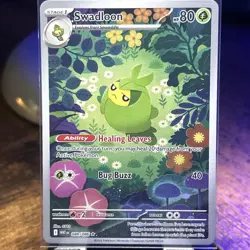 Pokemon SV White Flare Swadloon Illustration Rare #088/086 NM - Image 1