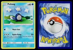 POLIWAG 30/149 COMMON SM BASE SET POKEMON LP - Image 3
