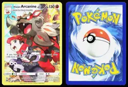 HISUIAN ARCANINE TG08/TG30 HOLO LOST ORIGIN TRAINER GALLERY POKEMON NM - Image 3