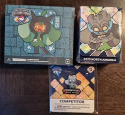 Pokemon NAIC 2025 Exclusive Marker and Coin set, Deck Box, and Competitor Pin - Image 1
