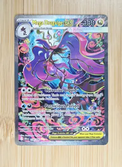 Mega Dragalge ex 118/086 SIR Chaos Rising Special Illustration Rare Pokemon NM - Image 1
