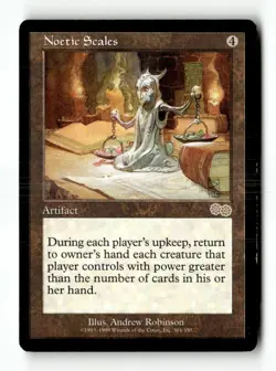 MTG Noetic Scales - Urza's Saga Heavily Played English - Image 1