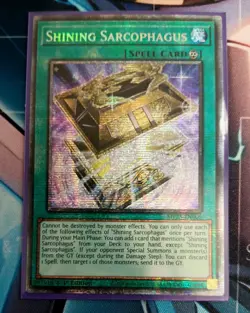 1x (M/NM) Shining Sarcophagus MP25-EN005 Starlight Rare 1st Edition Yugioh - Image 1