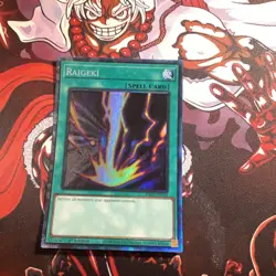 YuGiOh! - Raigeki RA05-EN110 Collector's Rare 1st Edition Near Mint - Image 1