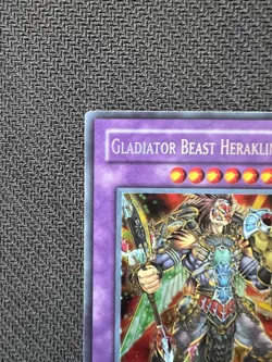 Yugioh Gladiator Beast Heraklino 1st Edition Secret Rare GLAS-EN044 NM - Image 4