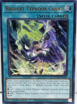 Yugioh! Radiant Typhoon Chant - DOOD-EN061 - Ultra Rare - 1st Edition Near Mint, - Image 1