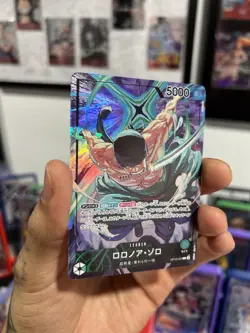 One Piece Roronoa Zoro Op12-020 (Playmat Limited Edition Vol. 4 Promo) JP NM - Image 3