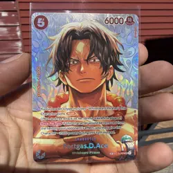 Portgas.D.Ace ST15-005 SP One Piece TCG Op16 IN HAND ENGLISH READY TO SHIP - Image 1