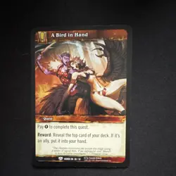 Blizzard World of Warcraft TCG A Bird in Hand Quest Horde Deck 28/32 - Image 1