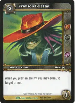 World Of Warcraft CCG Through the Dark Portal Pt 2 Individual Trading Cards - Image 2