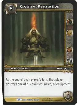 World Of Warcraft CCG Through the Dark Portal Pt 2 Individual Trading Cards - Image 3