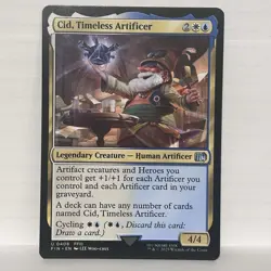 Cid, Timeless Artificer -Final Fantasy - FIN NM MTG 408 Uncommon Creature - Image 1