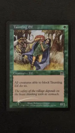 Taunting Elf Onslaught Foil NM - Image 2