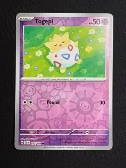 Togepi 070/191 Reverse Holo Common LP-NM - Pokemon S&V Surging Sparks SSP - Image 1