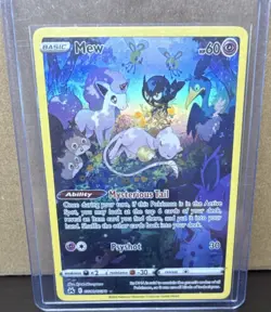 Pokemon Mew GG10/GG70 Ultra Rare Holo Basic Crown Zenith Ability Mysterious Tail - Image 1