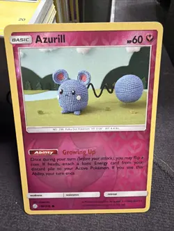 Azurill 146/236 Reverse Holo Pokemon SM Cosmic Eclipse Asaka Ito - NM/M - Image 1