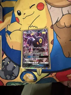 Pokemon TCG Umbreon GX 80/149 Sun & Moon Base Set Holo NM - Image 1