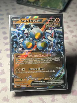 Pokemon Sandy Shocks ex Holo 056/131 SV Prismatic Evolutions - Image 1