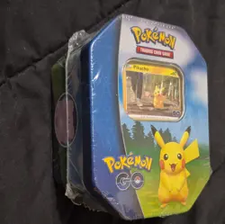 Pokemon TCG Pokemon GO Pikachu Gift Tin Promo English 2022 MPN 210-85077 6+ - Image 5