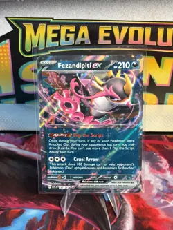 Pokemon Fezandipity ex 142/217 Ascending Heroes Pokemon TCG English NM/M - Image 1