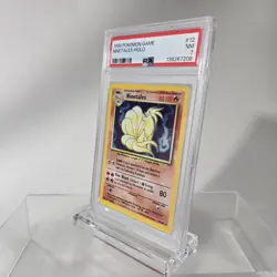 PSA 7 NINETALES HOLO BASE SET 1999 #12 - Image 3