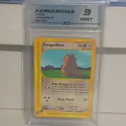 Nintendo Pokemon Aquapolis Kangaskhan 80/147 Rare Regular EN 2003 CAG 9 Graded - Image 1