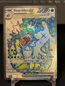 Pokemon TCG Scarlet and Violet Gyarados ex 225/198 Ultra Rare Full Art - Image 1