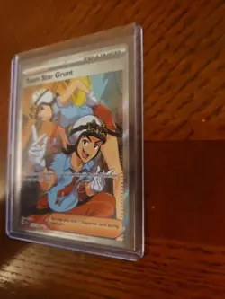 Pokemon Scarlet and Violet - Team Start Grunt - Full Art Trainer - 242/198 - Image 2
