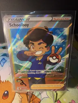 Pokemon TCG Schoolboy Fusion Strike 261/264 Holo Full Art - Image 1