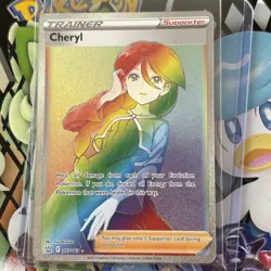 Cheryl 173/163 Rainbow Rare Battle Styles Pokemon NM - Image 1