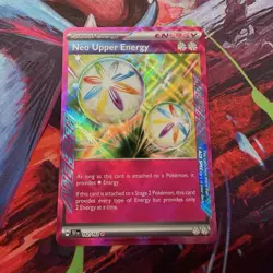 Pokemon TCG Neo Upper Energy 162/162 SV05 Temporal Forces ACE SPEC Rare Holo - Image 1