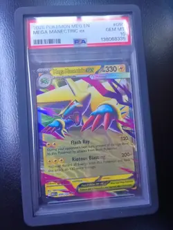 Pokemon TCG Mega Evolutions Mega Manectric ex #050/132 PSA 10 US SELLER💎📈💎📈 - Image 1