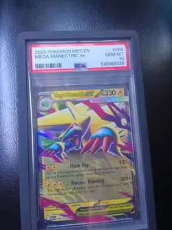 Pokemon TCG Mega Evolutions Mega Manectric ex #050/132 PSA 10 US SELLER💎📈💎📈 - Image 2