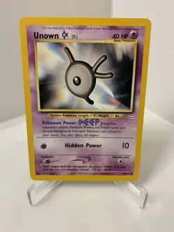 Unown [K] 58/64 Common Neo Revelation Pokemon Unlimited - Image 1