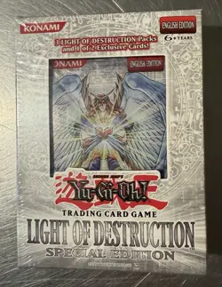 Yugioh Light Of Destruction Special Edition. Factory Sealed W/Corner Damage - Image 1