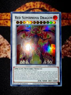 🔥YUGIOH • RED SUPERNOVA DRAGON • ULTRA RARE • GFTP-EN045 • 1st EDITION • NM🔥 - Image 5