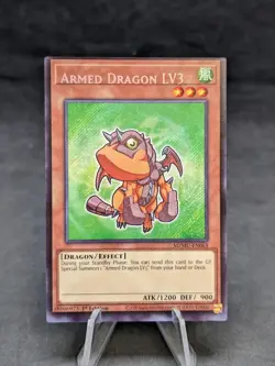 Armed Dragon LV3 | MZMU-EN063 | Yugioh | Misprint | NM - Image 1