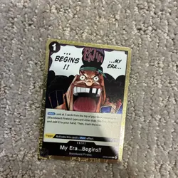 My Era...Begins!! OP09-096 Rare Emperors in the New World Foil Lightly Played - Image 1