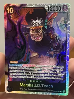 Marshall.D.Teach SR OP09-093 - Emperors in the New World - One Piece TCG - Image 1