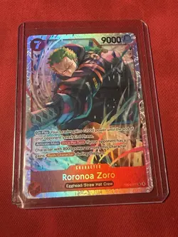 Bandai One Piece CCG Roronoa Zoro SR EB04-007 Holo Eng - Image 1