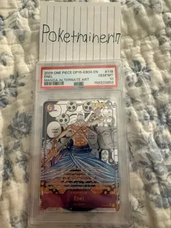 2026 One Piece Adventure on Kami's Island Enel Manga Alt Art #OP15-118 PSA 10 - Image 3